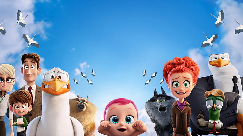 Storks 3D-animation, 2016, characters, HD wallpaper