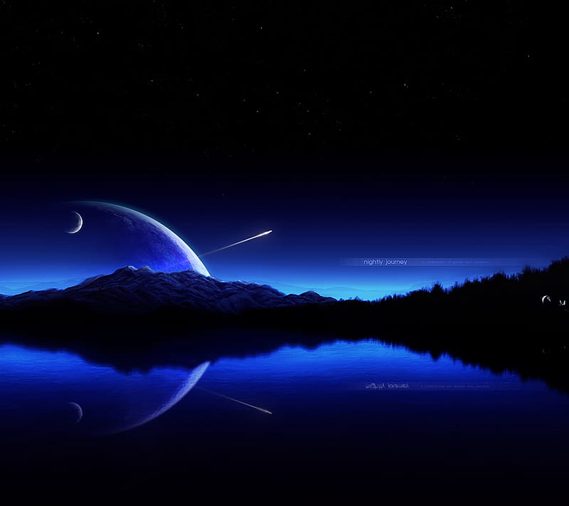 Noche azul, Fondo de pantalla HD | Peakpx