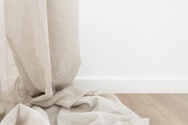 beige curtain, HD wallpaper beige curtain, HD wallpaper