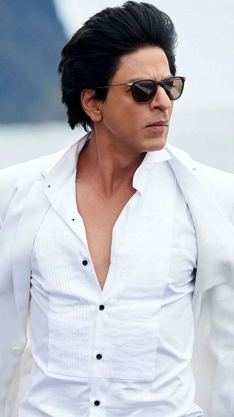 Shahrukh Khan New, Shahrukh Khan in white shirt, king khan, srk, indian actor, hero, HD phone wallpaper
