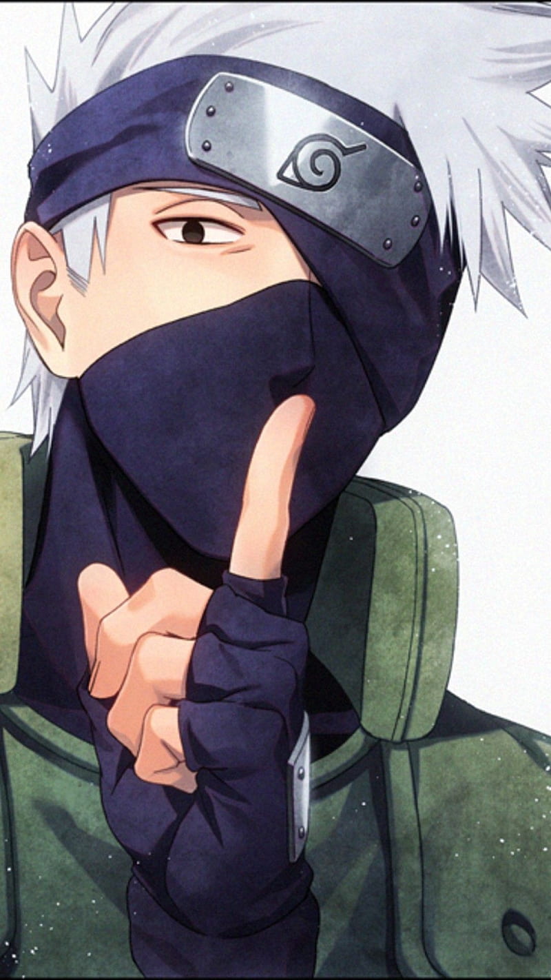 Kakashi, naruto, icon, art, dp, HD phone wallpaper