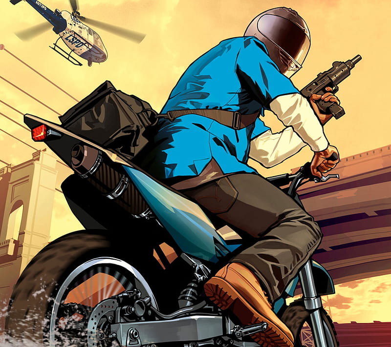 Gta Motorbike, bike, cool, entertainment, game, man, new, weapon, HD  wallpaper | Peakpx