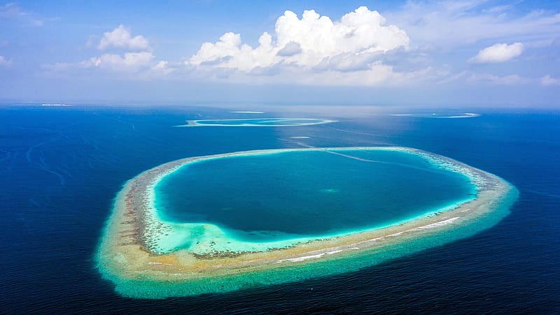 Tropical travel Atolls in Indian Ocean Maldives Bing, HD wallpaper