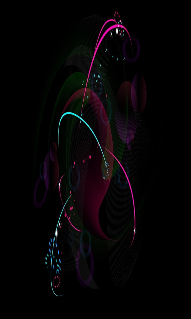 Colorful lines, abstract, background, black, colors, cool, dark, desenho,  good, HD phone wallpaper | Peakpx