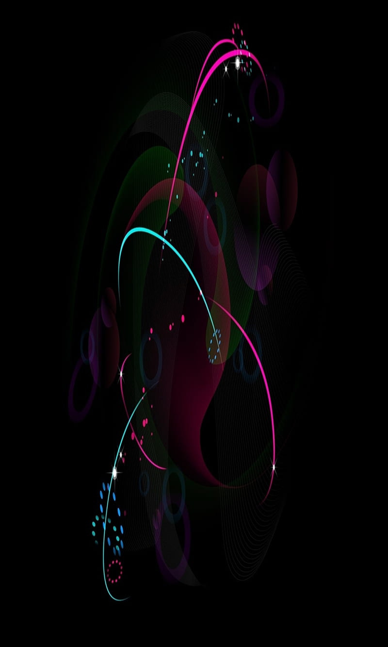 DESKTOP WALLPAPER 4K - COLORFUL ABSTRACT AND DARK DESIGN