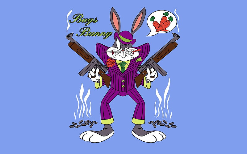 bugs bunny and daffy duck gangster