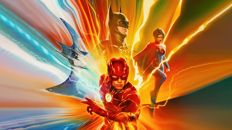 2023 the flash characters poster, HD wallpaper