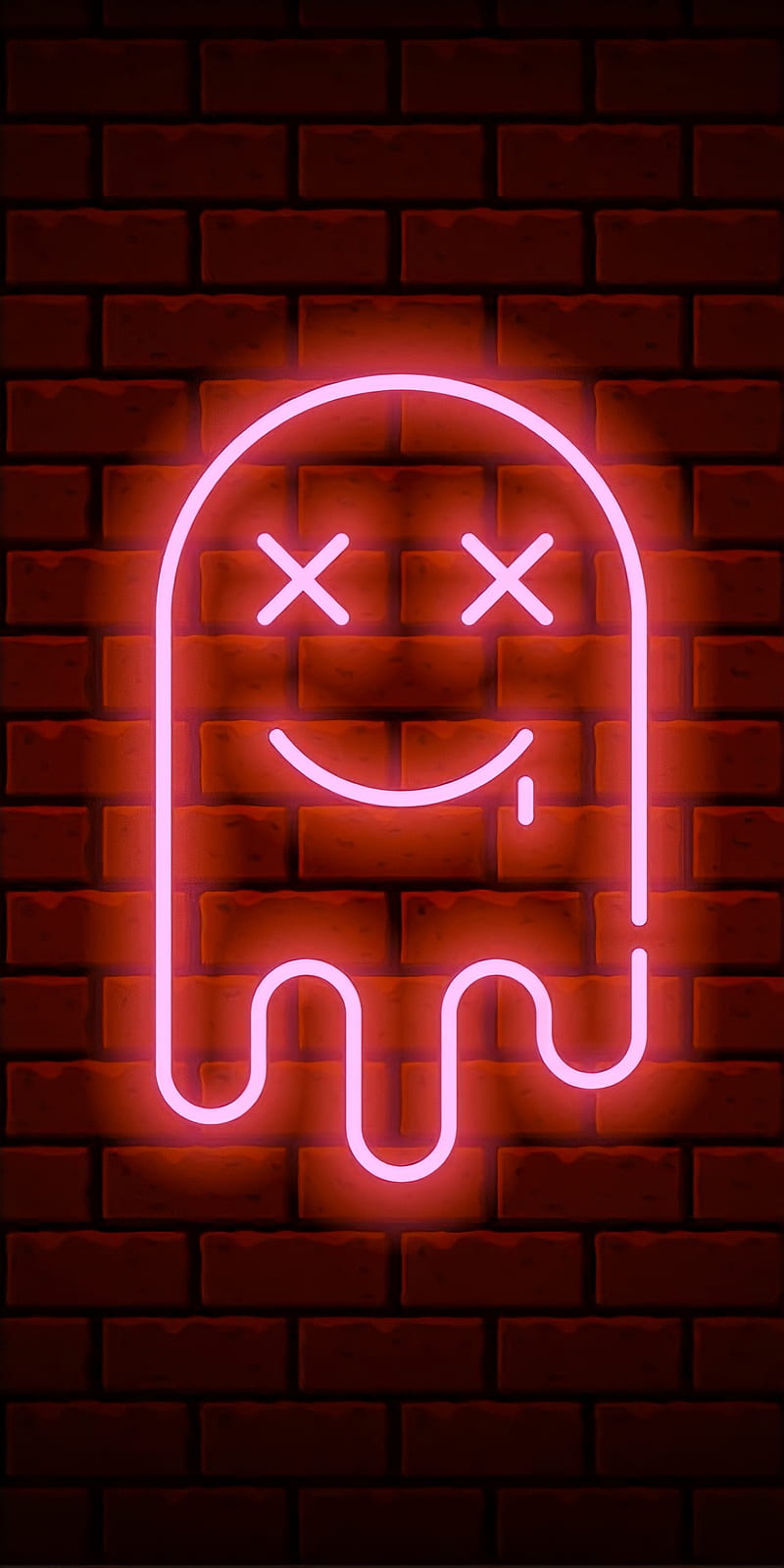 Pac Man Ghost Game Gamer Led Light Neon Pacman Red Technology Hd Mobile Wallpaper Peakpx