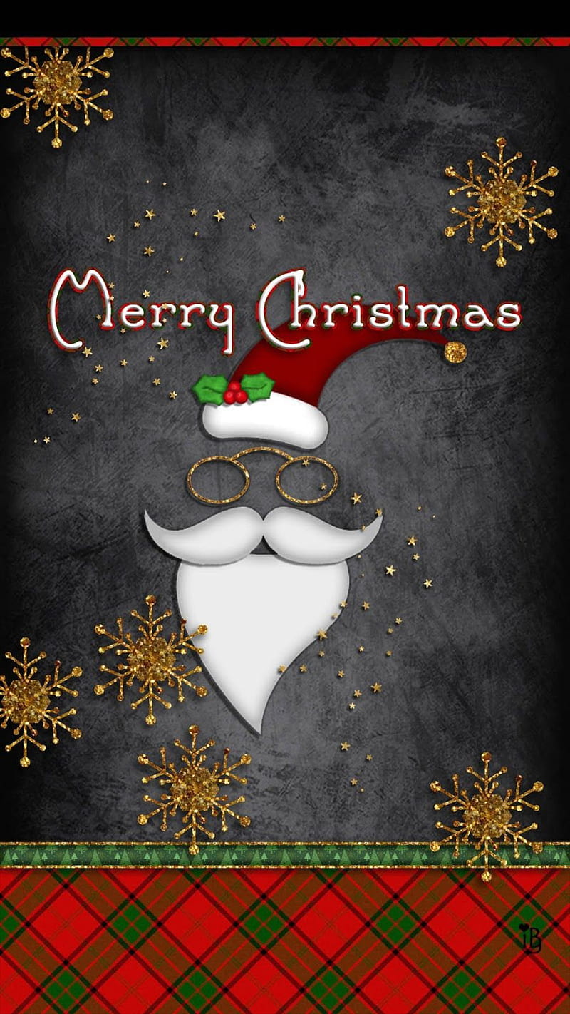 Santa, christmas, desenho, merry, snow, snowflakes, HD phone ...
