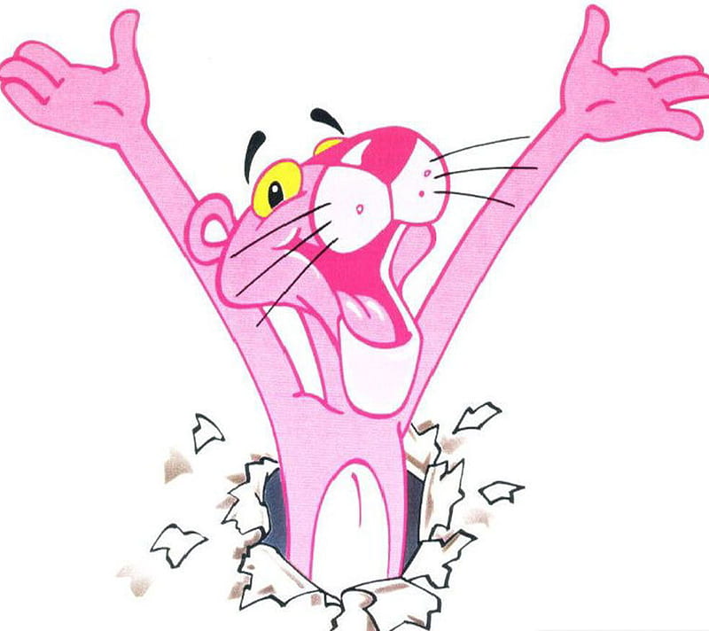 Blast out pink, panther, ipad, funny, phone, HD wallpaper