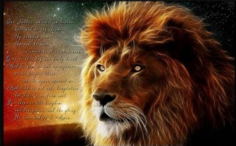 el rey león' ....., místico, rey, salvaje, espiritual, león, animales,  Fondo de pantalla HD | Peakpx
