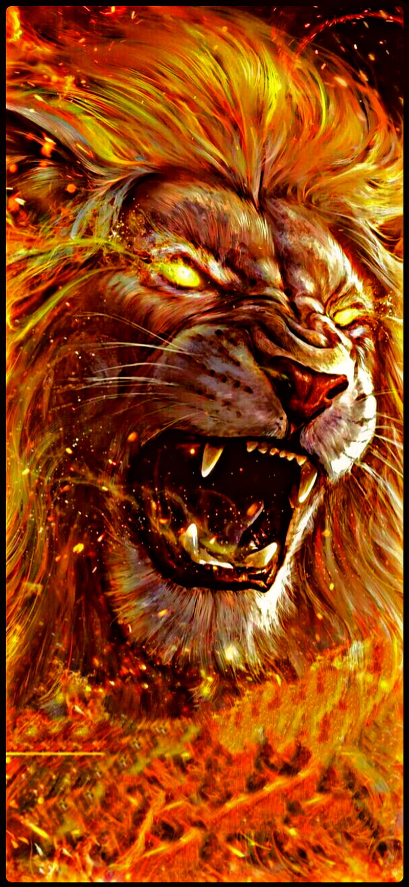 Samsung S21 , jungle, lion, lions, HD phone wallpaper