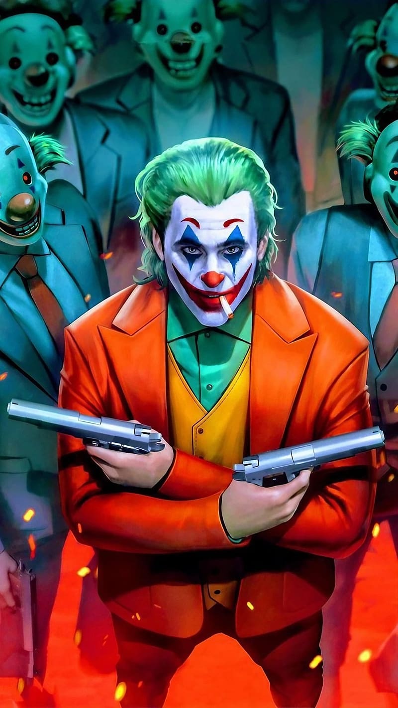 Joker Pics , Joker Background, bad joker, joaquin phoenix, art work, supervillain, HD phone wallpaper