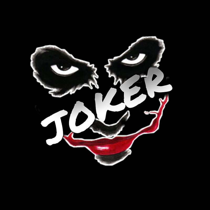 Joker, black, logo, HD phone wallpaper | Peakpx