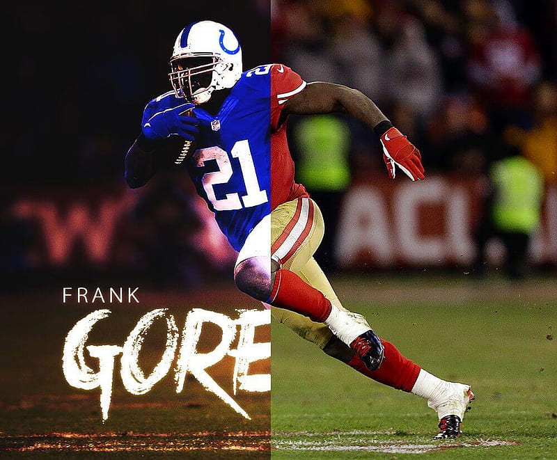 Frank Gore Colts, HD wallpaper