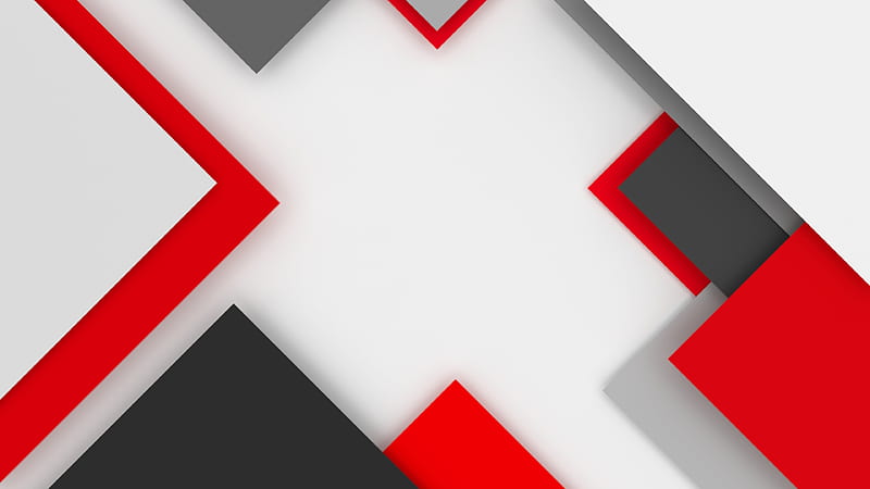 Red Black White Geometric Shapes Geometric, HD wallpaper | Peakpx