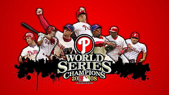 20504 Phillies BRAD LIDGE 2008 World Series CHAMPIONS