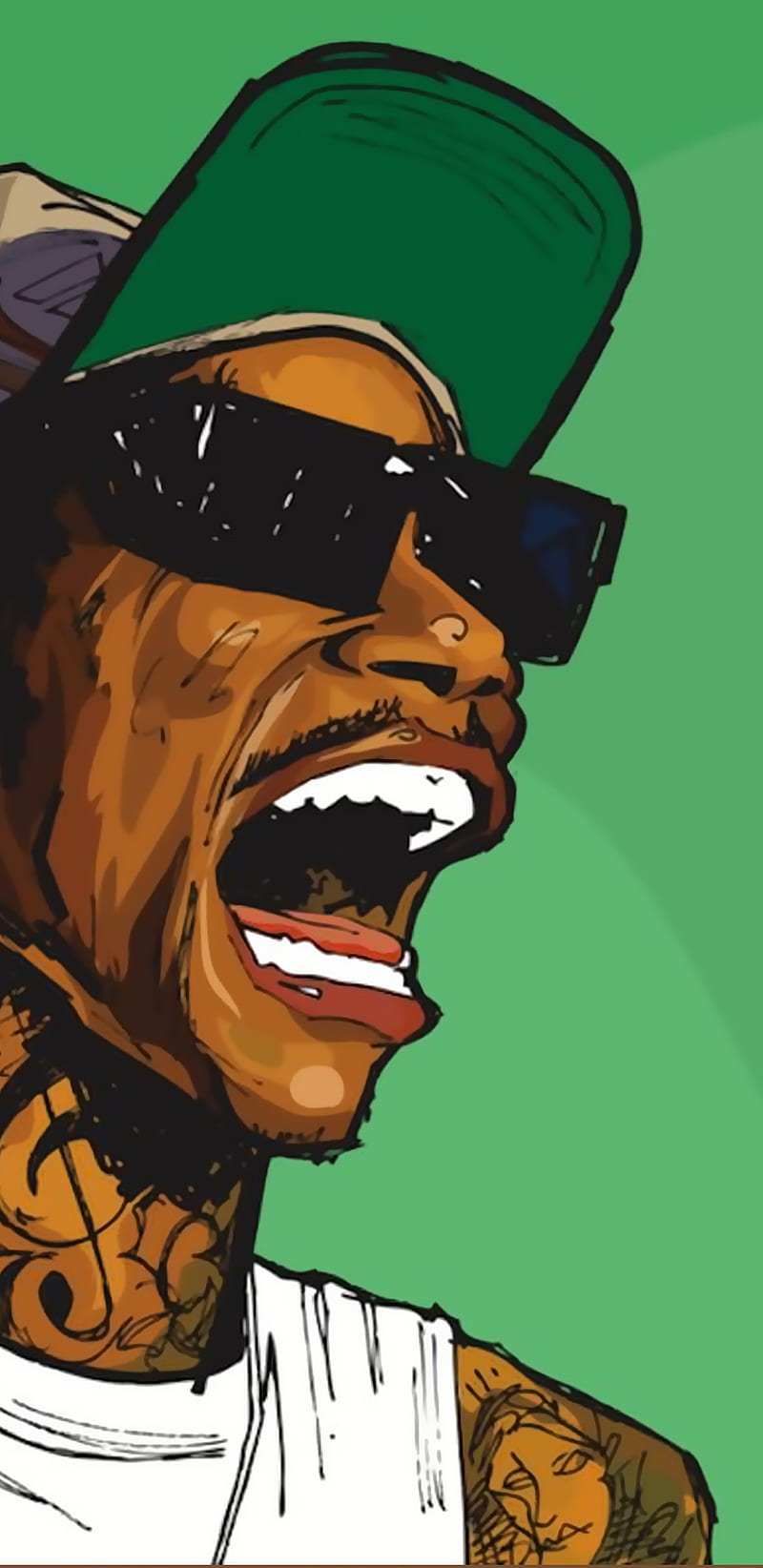 Wiz Khalifa Rapper, black, hip, hop, music, rap, steamroom, urban, HD phone wallpaper