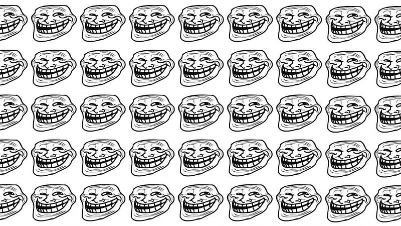 Troll Face HD Wallpaper - Vibrant Meme Background by robokoboto