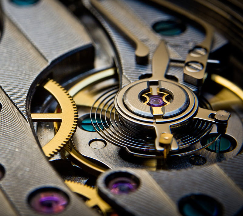 Watch Gears, art, precision, science, spring, time, tiny, HD wallpaper