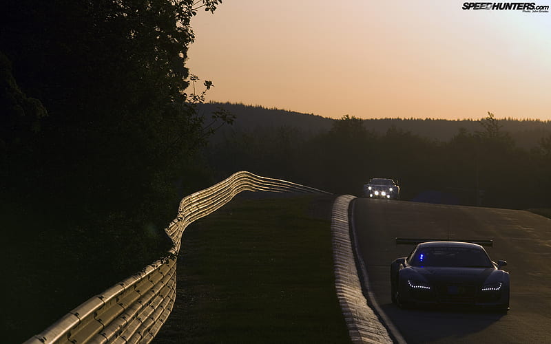 Dawn at Nurburgring, speedhunters, 24 hours, sunrise, nurburgring, HD wallpaper