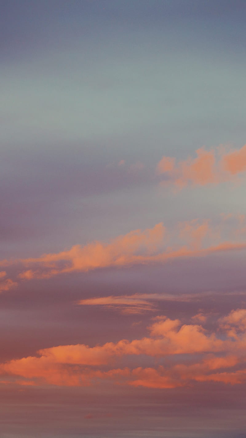 Soft Sunset, Sky, Soft, beauty, nature, red, skies, sunset, HD phone wallpaper