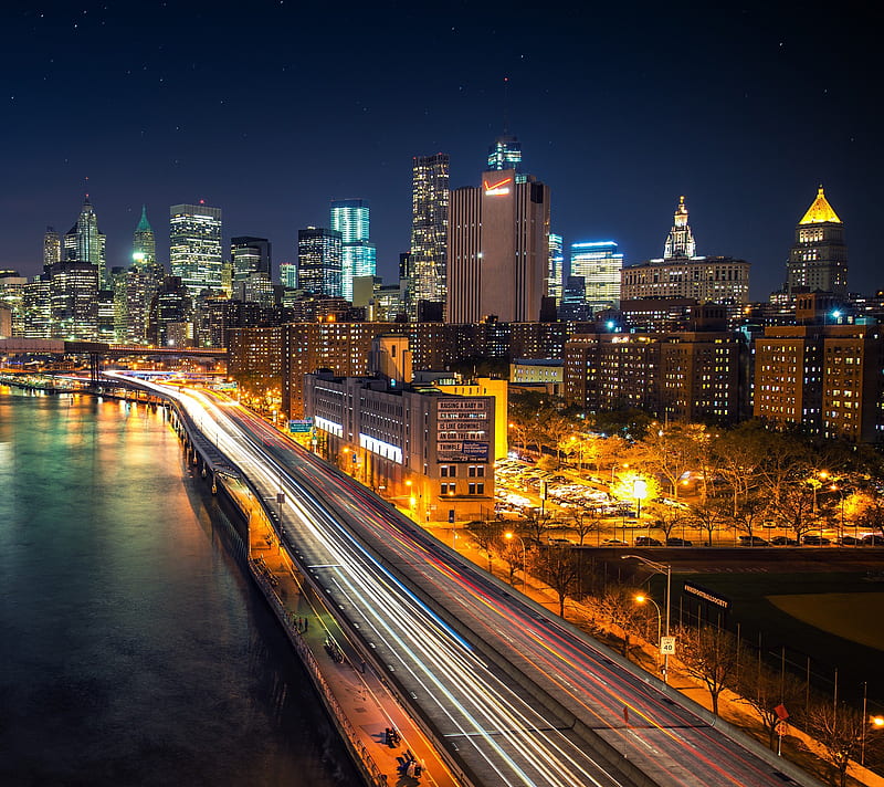new york, bridge, brooklyn, landscape, HD wallpaper