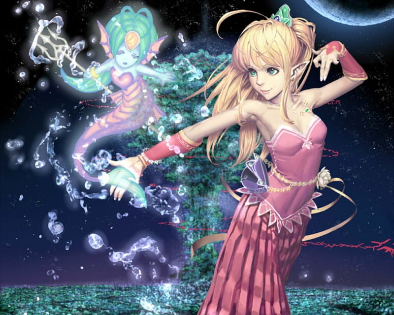 Purim, pretty, dress, blond, video game, game, magic, elegant, sweet, nice, hot, long hair, gorgeous, female, lovely, gown, blonde, blonde hair, sexy, abstract, rpg, blond hair, cute, warrior, girl, magical, magician, maiden, HD wallpaper