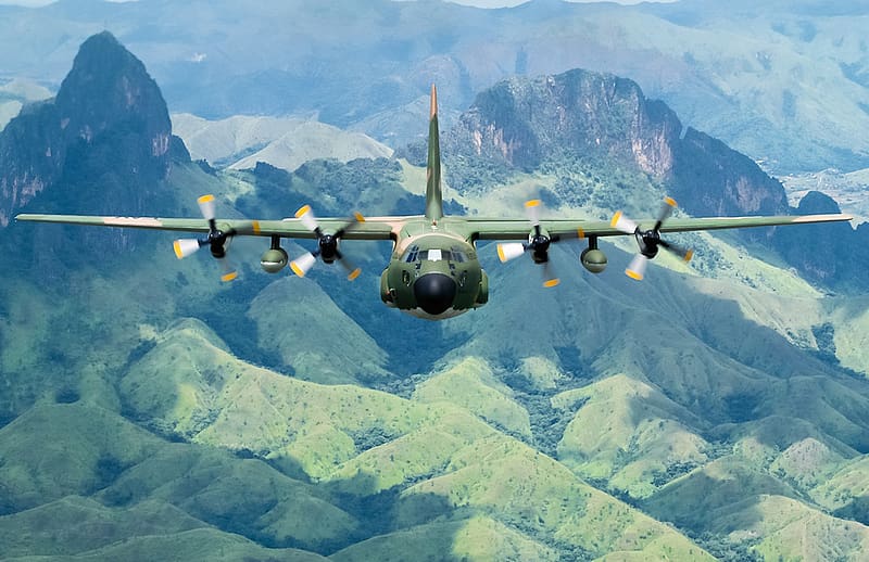 Military, Lockheed C 130 Hercules, Military Transport Aircraft, HD wallpaper