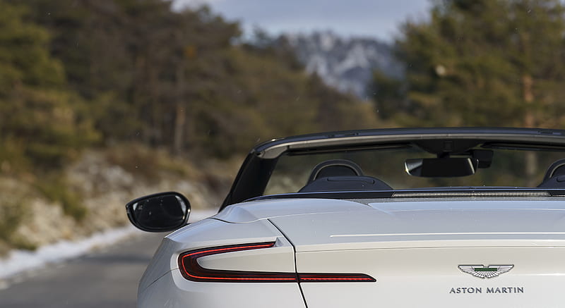 2018 Aston Martin DB11 Volante V8 (Color: Lunar White) - Tail Light , car, HD wallpaper