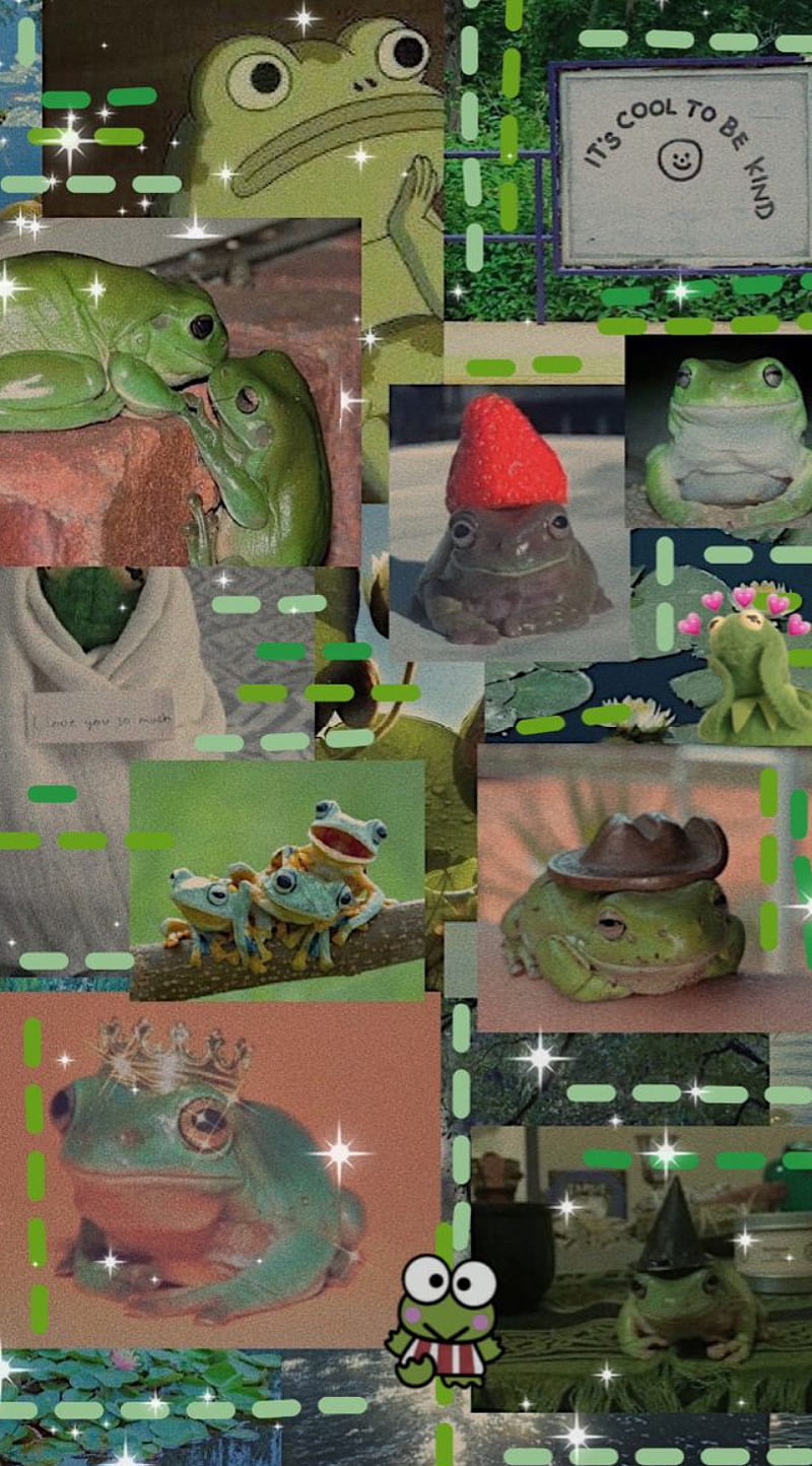 Cute frog wallpaper  Frog wallpaper Cute drawings Cute frogs