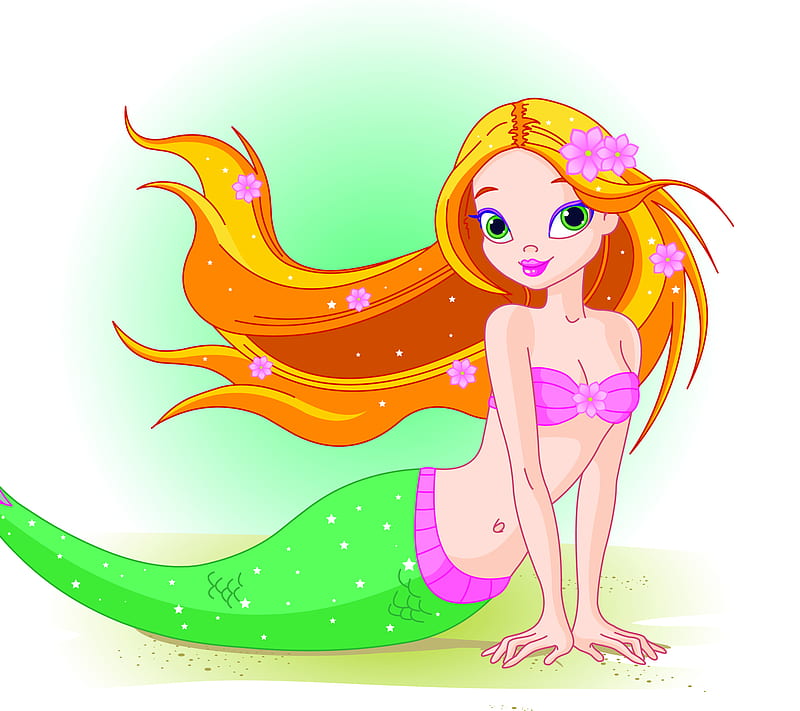 28+] Cute Pink Mermaid Wallpapers - WallpaperSafari