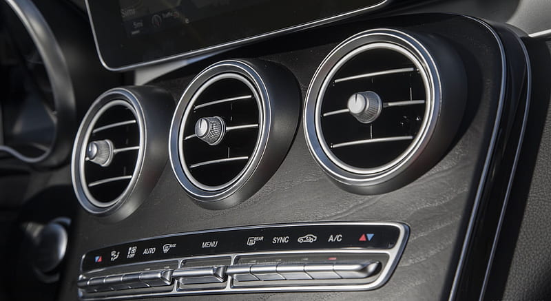 2016 Mercedes-Benz C450 AMG Sedan (US-Spec) - Interior, Air Vent , car, HD wallpaper