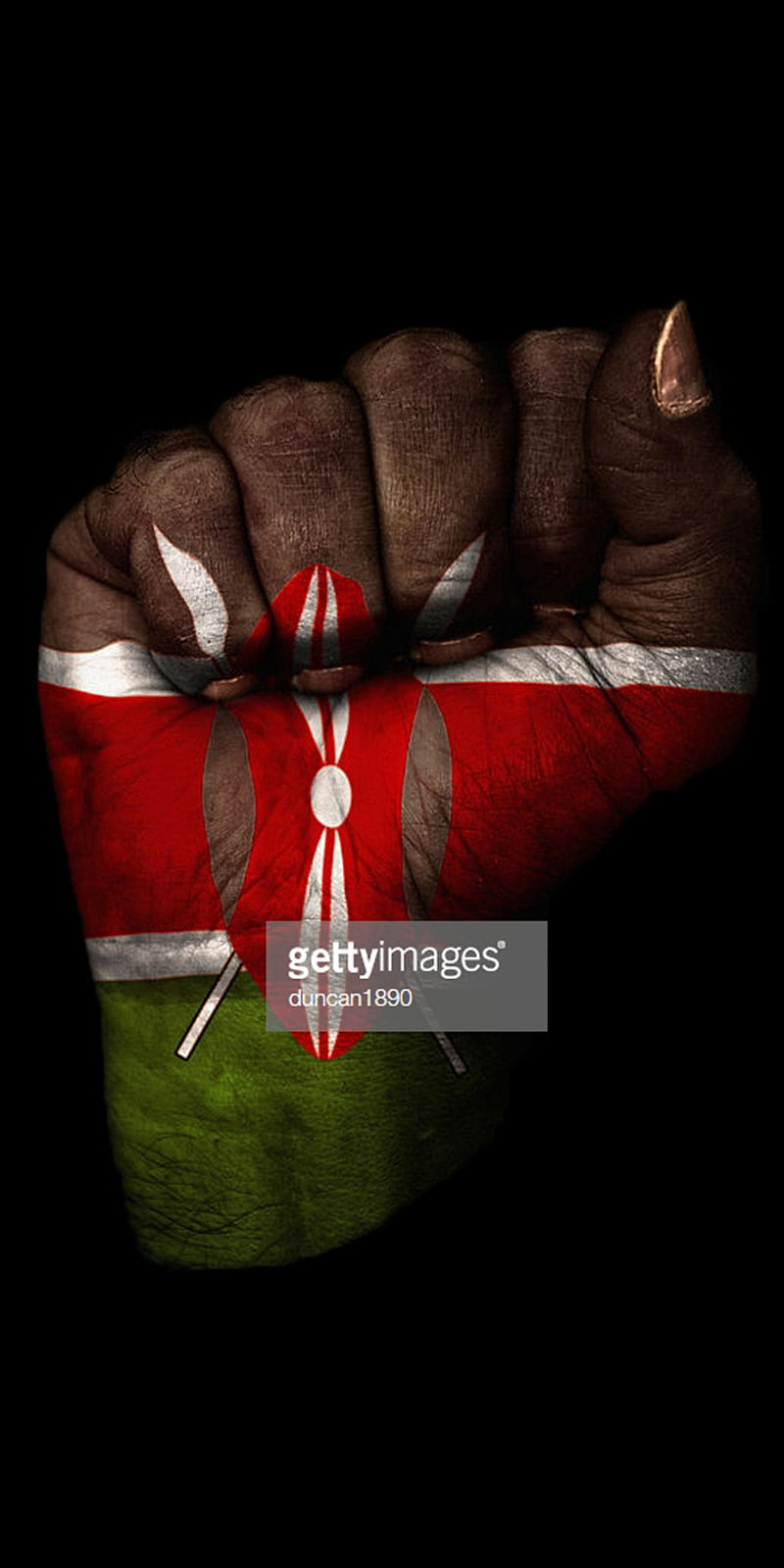 Kenya, flag, HD phone wallpaper