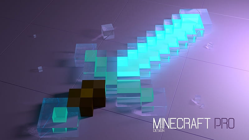 Minecraft Diamond Sword Minecraft, HD wallpaper
