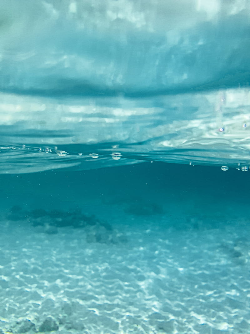 Water, sea, sky, under water, glare, HD phone wallpaper | Peakpx