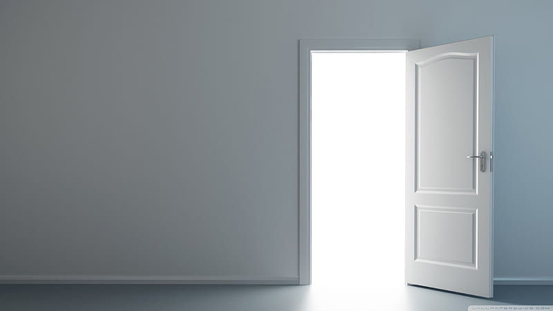 Open door, empty, room, open, door, HD wallpaper | Peakpx