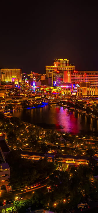 Las Vegas skyline at night wallpaper / desktop background …