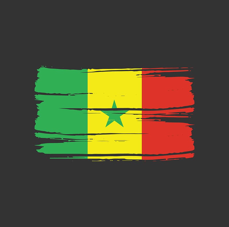 Senegal Flag Vector Art, Icon, and Graphics for, HD wallpaper
