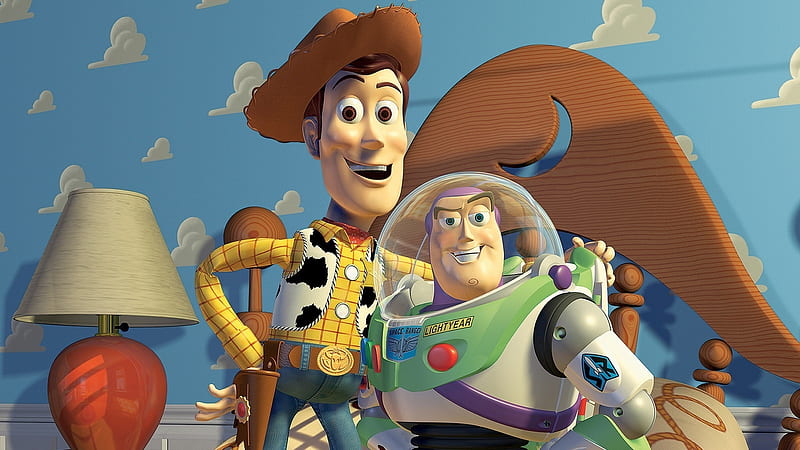 Woody and Buzz, Disney, Toy Story, Disney Pixar, Woody, Pixar, Movie Characters, Buzz Lightyear, HD wallpaper
