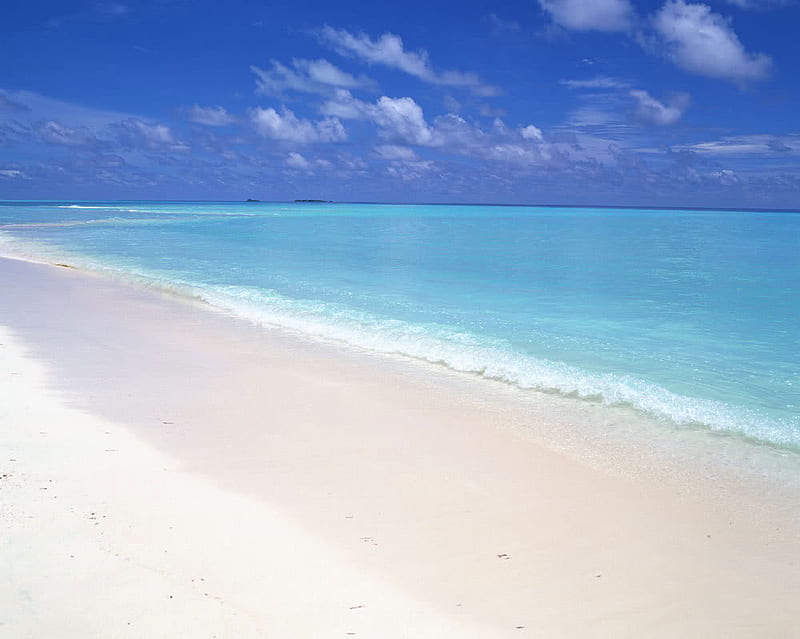 Wonderful Maldives, turquoise, white sand, beach, clear, crystal water, ocean, HD wallpaper