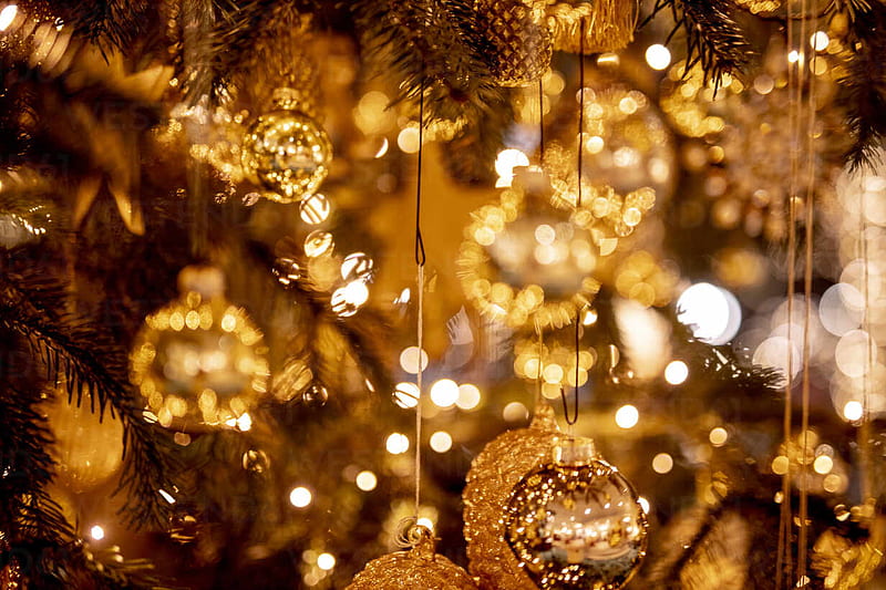 Austria, Close Up Of Christmas Tree Ornaments Stock, HD wallpaper | Peakpx