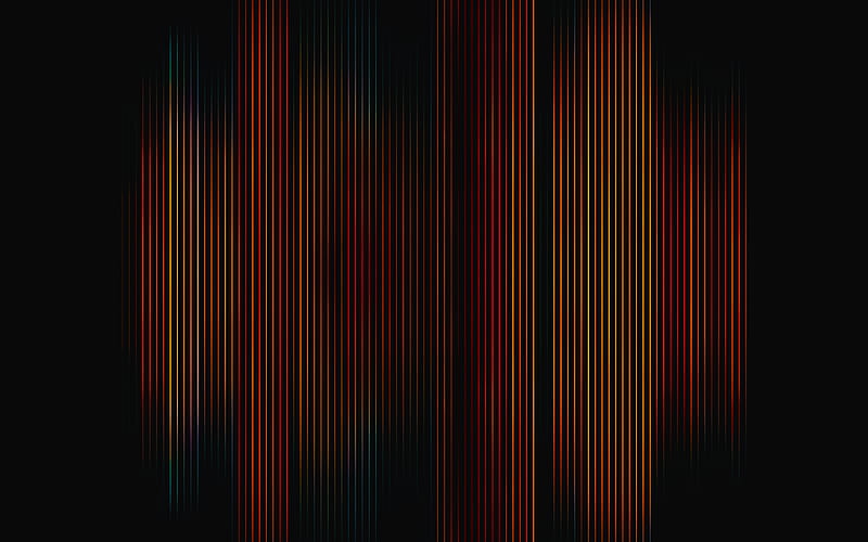 line, art, dark, city, pattern, background, red, HD wallpaper