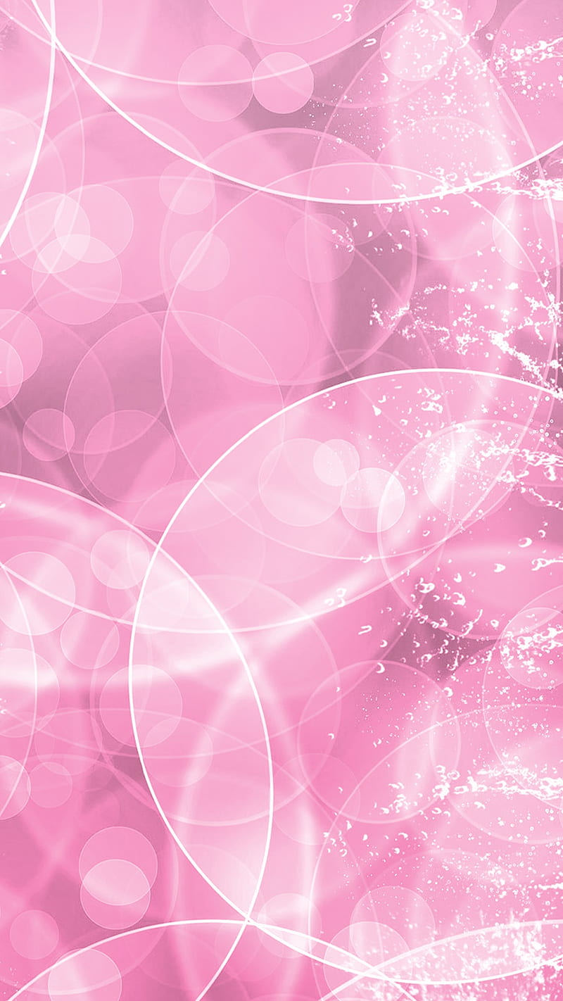 pink, abstract, background, bubbles, glas, pattern, HD phone wallpaper