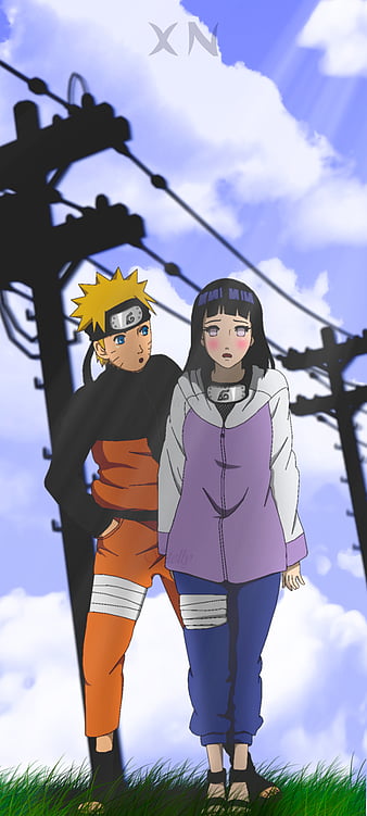 Hinata and Naruto naruto hinata kiss boy girl tenderness HD wallpaper   Wallpaperbetter