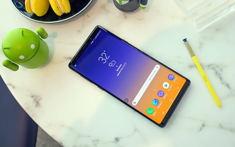 Samsung Galaxy Note 9 smartphone, modern devices, Android 8, Samsung, HD wallpaper