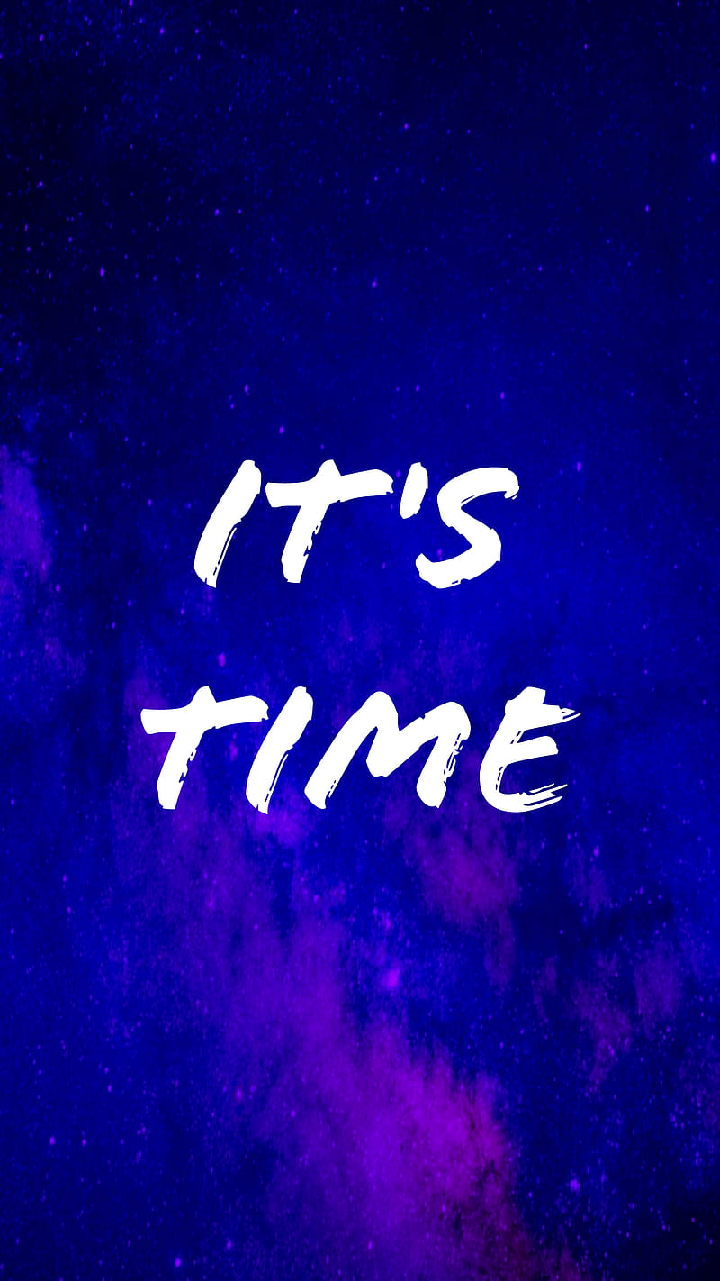 Its time, bass, blue, fine, happy, logos, me, purple, quotes, time, HD phone wallpaper