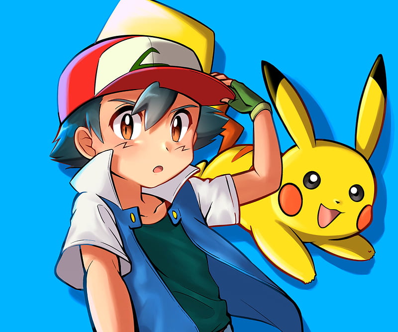 Pokémon, Pokemon: Red and Blue, Pikachu, Satoshi (Pokémon), HD wallpaper |  Peakpx