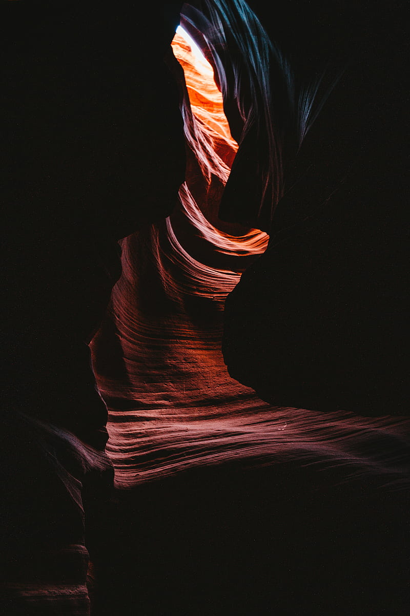 cave, dark, rocks, canyon, HD phone wallpaper