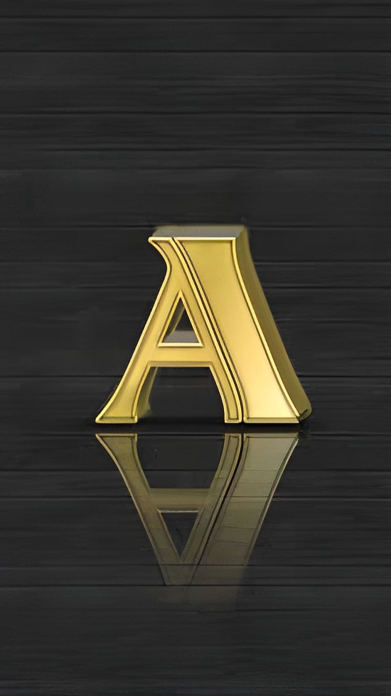 A Name, gold a, letter a, HD phone wallpaper | Peakpx